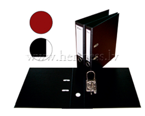 Mape reistrs A4, 75mm, neapkalts, PP+PP, Bordo, X FILE